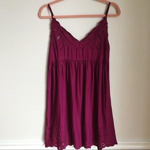 NWOT Staring At Stars Embroidered Sleeveless Dress